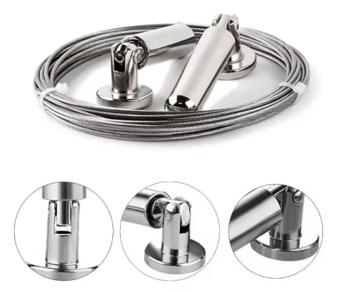 Kit Completo Tensor Cable De Acero Inox 5 Mts