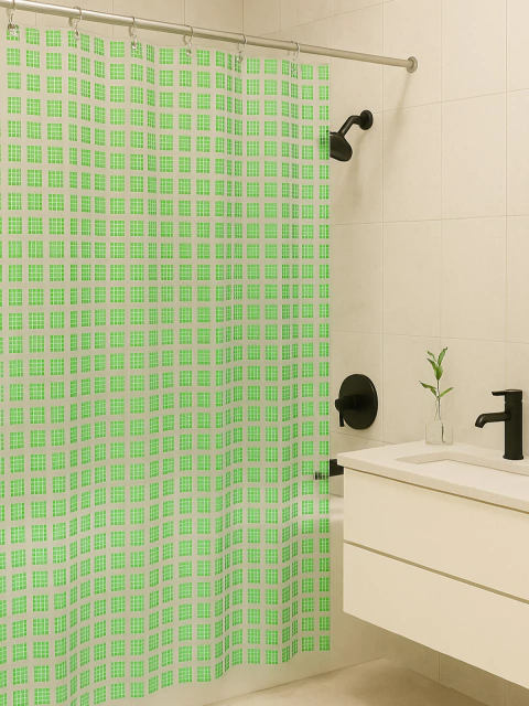 Cortinas De Baño Pvc Cristal Square - comprar online