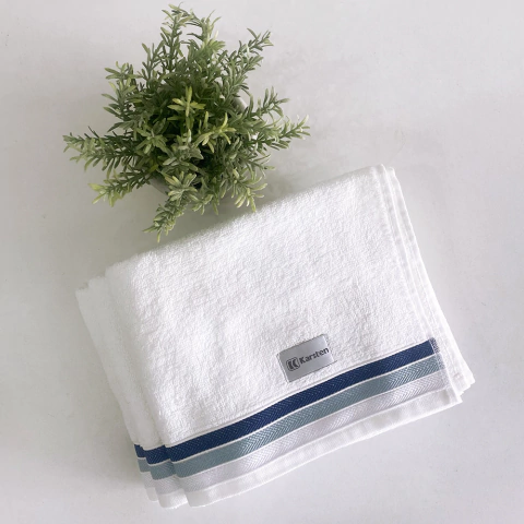 Toalla de Rostro Chevron Blaca