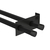 Kit Barral Doble 1.60 mts. Negro Hierro