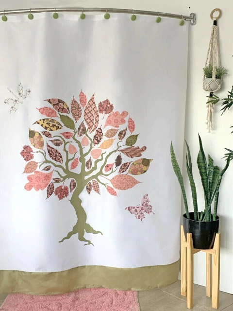 Cortina de Baño Modelo Patch Tree - comprar online