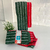 Set x 2 Repasadores Toalla Verde & Rojo