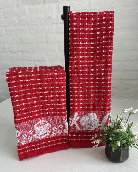 Set x 2 Repasadores Gourmet toalla 100% algodón - tienda online