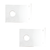 soportes de hierro para barral 3/4 mm blanco - comprar online