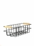 Canasta Doble Agarre Negra - comprar online