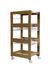 Carro Organizador para cocina. Color madera con blanco
