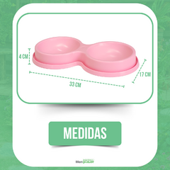 Comedouro E Bebedouro Duplo 280 / 280 Ml Antiformiga - loja online