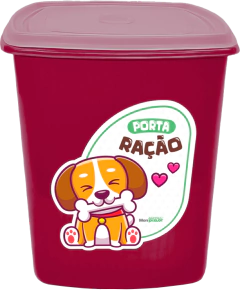 Porta Ração 6 Litros - Menplast Indústria