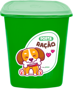 Porta Ração 6 Litros - Menplast Indústria