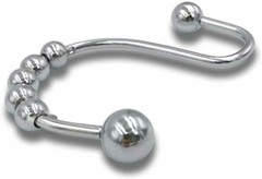 Ganchos para cortina de baño Anna nickel