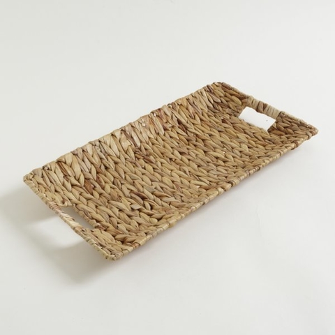 Bandeja Tibau rectangular extra grande beige