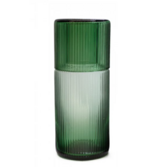Botella de mesa de luz Zig Zag green - comprar online