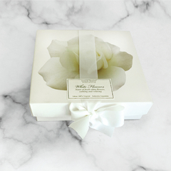 Box White Flowers x4
