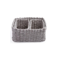 Canasto Otter set X3 gris