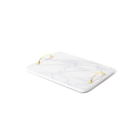 Bandeja Circe rectangular blanca grande - comprar online