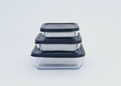 Contenedor Fridge hermético Set X3