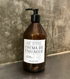 Dispenser crema de enjuague vidrio