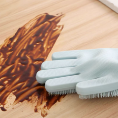 Guantes de limpieza gris en internet