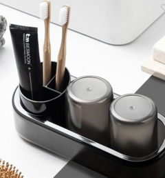 Organizador de baño black - comprar online