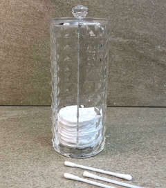 Porta discos de algodón Diamante - comprar online