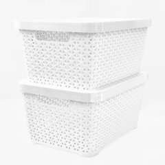 Tapa de rattan grande blanco en internet