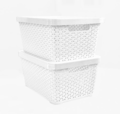 Tapa de contenedor básico mediano blanco - comprar online