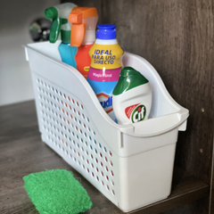 Contenedor básico con ruedas blanco - comprar online
