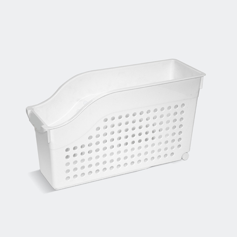 Contenedor básico con ruedas blanco