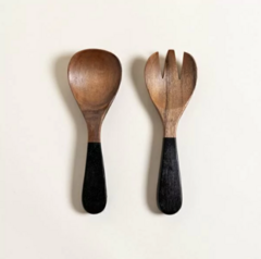 Set de utensilios para ensalada mediano