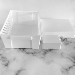Contenedor Muji Cuadriculado - comprar online