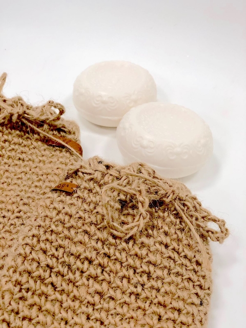 Bolsita esponja para baño