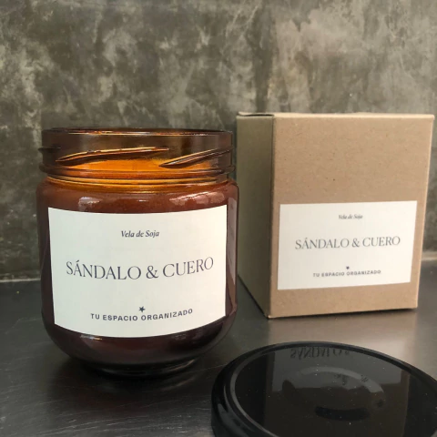 Vela Sándalo y Cuero - comprar online
