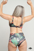 Corpiño Doroty - Culotte Doble cintura - Aniceto Verde - comprar online