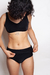 Corpiño Doroty - Culotte Doble Cintura - Negra