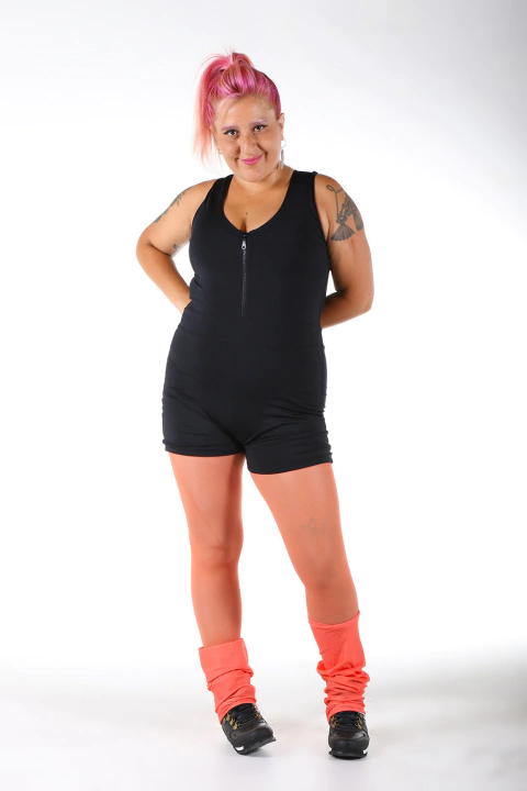 Malla Flash Retro - Negra