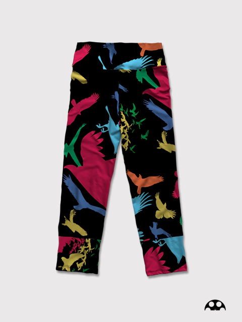 Calza Alta - Pájaros color