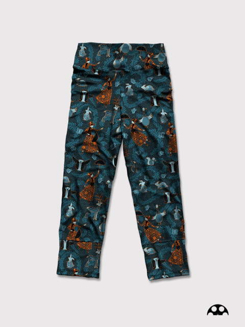 Calza Alta - Poppins azul