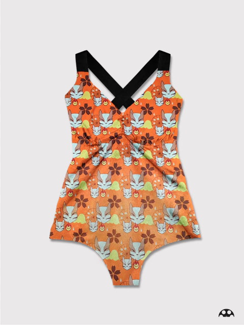 Malla Entera - Zorros naranja