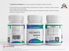 Bisglicinato de Magnesio 500 mg LABS NUTRITION - 60 cápsulas - Kumara Almacén Natural