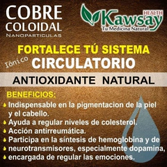 Cobre Coloidal KAWSAY HELATH - 500 gr en internet