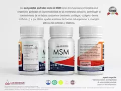 MSM - Metil Sulfonil Metano 500 mg LABS NUTRITION - 60 cápsulas en internet
