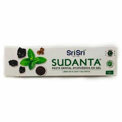 Pasta Dental Ayurvédica Libre de Flúor (Menta/Carbón Activado) SUDANTA - 100 gr. - comprar online