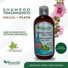 Shampoo Natural Malva + Plata Coloidal KAWSAY HEALTH - 250 cc en internet