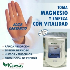 Citrato de magnesio en polvo KAWSAY HEALTH