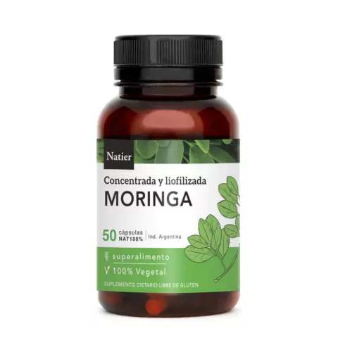 Moringa Concentrada NATIER - 50 cápsulas
