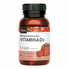 Vitamina D3 NATIER - 50 cápsulas