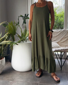 VESTIDO DE LINO FLOR - tienda online