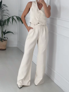 PANTALON SASTRERO WIDE LEG BELEN - tienda online
