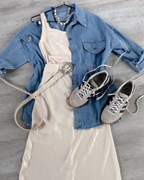 CAMISA DE JEAN OVERSIZE TORA