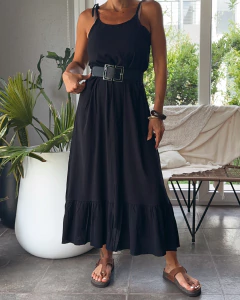 Imagen de VESTIDO DE LINO FLOR